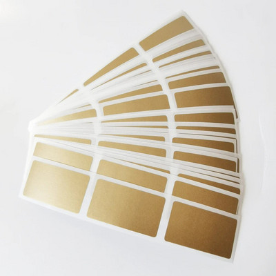 Drop Shipping väike pakk 100 tk 23x42 mm läikiv hõbedane kriimustav kleebis Manuaalne mängukaardi värvikiht