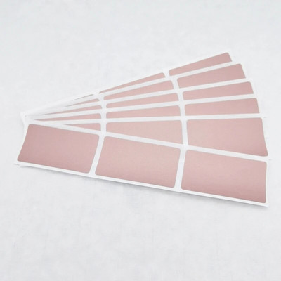 Drop Shipping väike pakk 100 tk 23x42 mm läikiv hõbedane kriimustav kleebis Manuaalne mängukaardi värvikiht