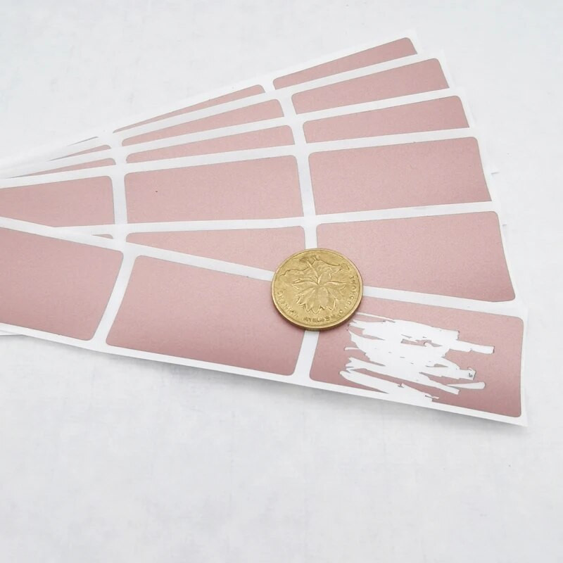 Drop Shipping väike pakk 100 tk 23x42 mm läikiv hõbedane kriimustav kleebis Manuaalne mängukaardi värvikiht