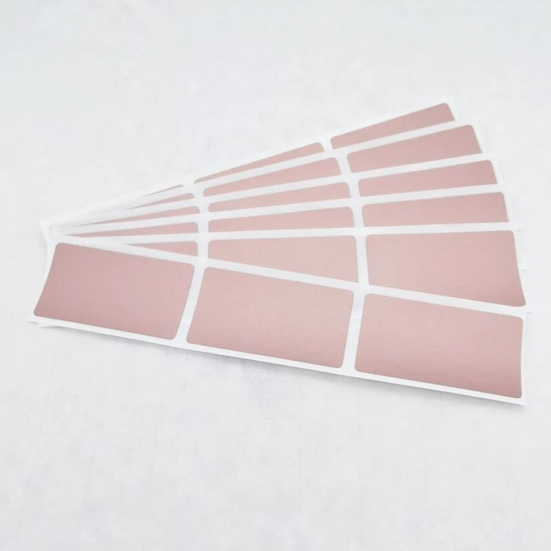 Drop Shipping väike pakk 100 tk 23x42 mm läikiv hõbedane kriimustav kleebis Manuaalne mängukaardi värvikiht