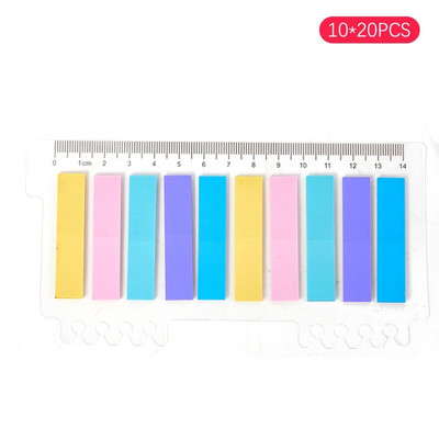 200/300 tk värvilised kleebised läbipaistvad fluorestseeruvad registrikaardid lipud kleebised kirjatarbed lastele kingitused kooli kontoritarbed