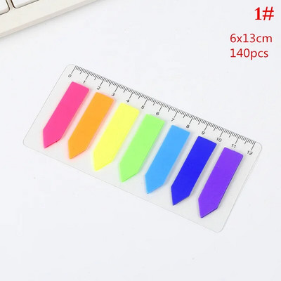 200/300 tk värvilised kleebised läbipaistvad fluorestseeruvad registrikaardid lipud kleebised kirjatarbed lastele kingitused kooli kontoritarbed