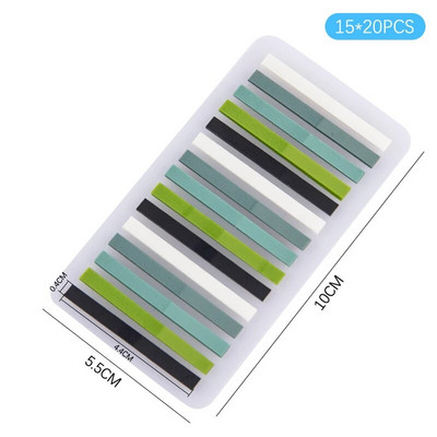 200/300 tk värvilised kleebised läbipaistvad fluorestseeruvad registrikaardid lipud kleebised kirjatarbed lastele kingitused kooli kontoritarbed