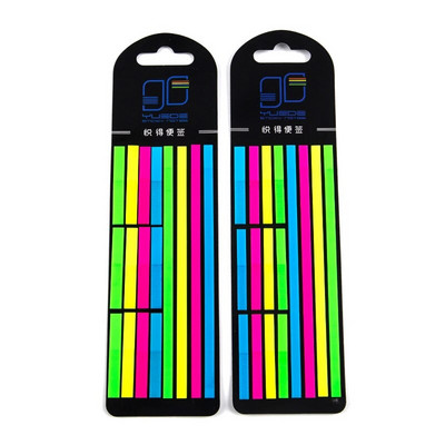 100/160/PCS Βοήθημα ανάγνωσης επισήμανσης αυτοκόλλητο Διαφανές φθορίζουσες καρτέλες ευρετηρίου Σημαίες Sticky Note Χαρτικά Σχολικά είδη γραφείου