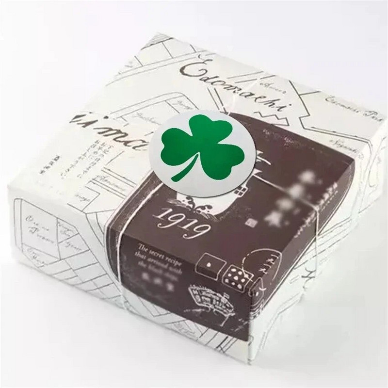 Püha Patricku päeva ristikkleebised Shamrock Seal Sildid Kleebised Kleebised Kingituskaunistuste ja Kirjatarvete Kleebis 100-500 tk