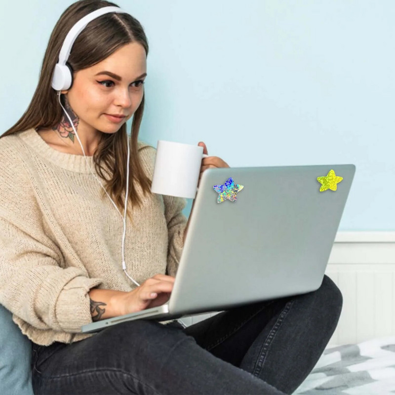 50-500 tk isekleepuvad tähekleebised preemiatabel dekoratiivsed mänguasjad kingitused kleebiste sildid 1 tolli