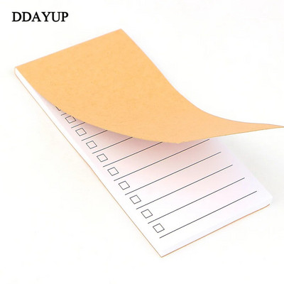 Kabatas kraftpapīra piezīmju bloks Notepad Kancelejas preces Scrapbooking Memo Piezīmes par uzdevumiem Saplīšanas kontrolsaraksta piezīmju bloks