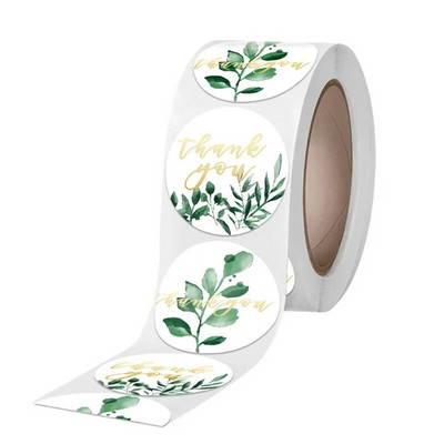 Λουλούδια 38 χιλιοστών Ευχαριστούμε Αυτοκόλλητο Χαρτί Ετικέτες Ανταμοιβή Αυτοκόλλητα Scrapbooking Διακόσμηση δεξίωσης γάμου Φάκελοι Σφραγίδες Αυτοκόλλητα Χαρτικά
