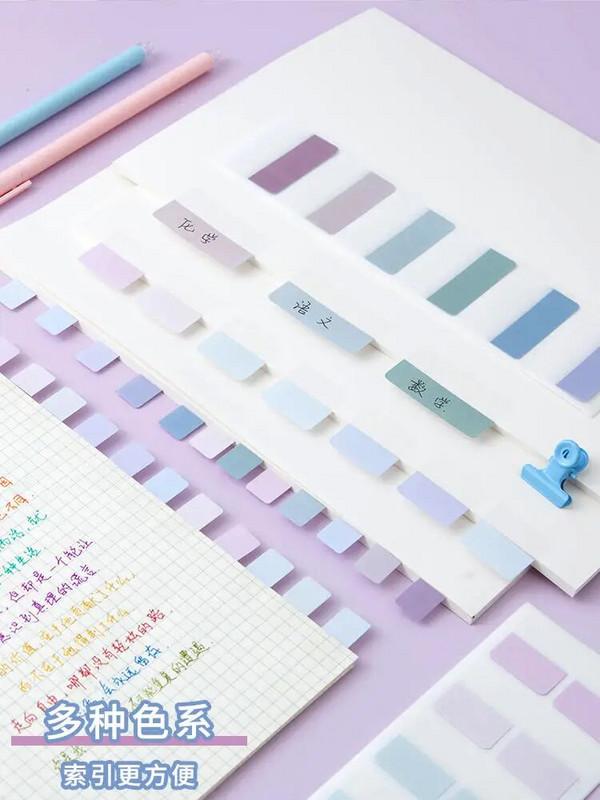 240/120/60 KOM Višebojni Ljepljivi zapisi Pomični indeksni jezičci Zastavice za stranice Oznake knjiga Bilješke za čitanje