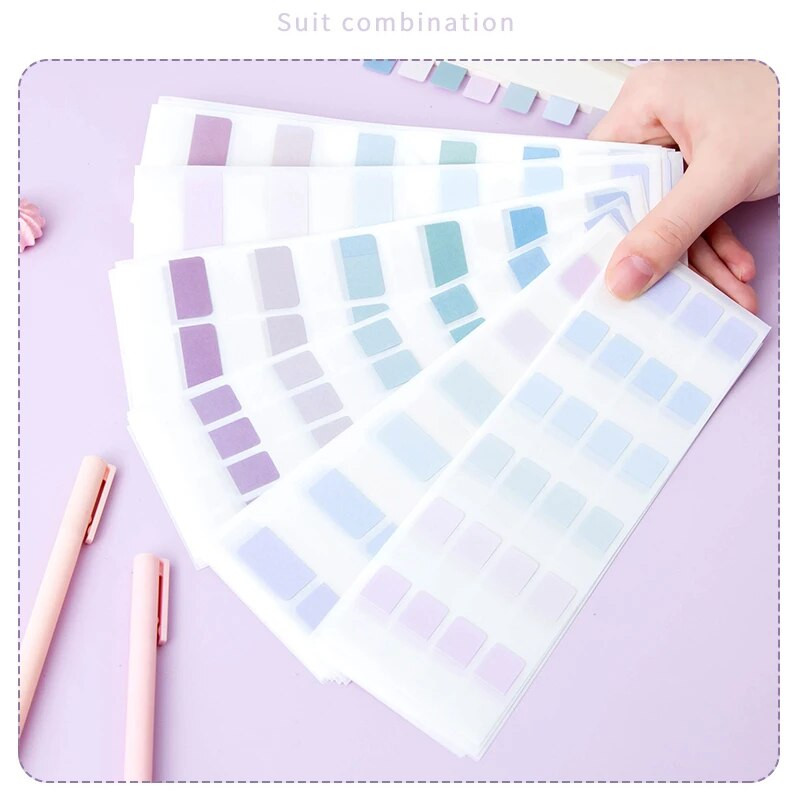 240/120/60 KOM Višebojni Ljepljivi zapisi Pomični indeksni jezičci Zastavice za stranice Oznake knjiga Bilješke za čitanje