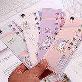 Creative Cartoon Memo Pad Kawaii Unicorn Sticky Notes Χαριτωμένο αυτοκόλλητο σημειωματάριο για φοιτητές Σχολικά είδη γραφείου 02136