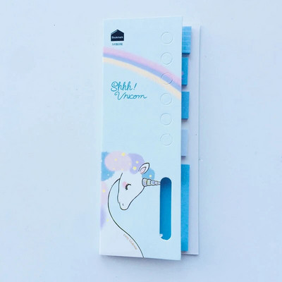 Creative Cartoon Memo Pad Kawaii Unicorn Sticky Notes Χαριτωμένο αυτοκόλλητο σημειωματάριο για φοιτητές Σχολικά είδη γραφείου 02136