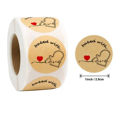 Auhinnakleebised Kooliõpetaja Lapsed armastavad kleebis Aitäh roosa ümmargune Sildid Käsitsi valmistatud etikett küpsetuskaunistuseks 50tk