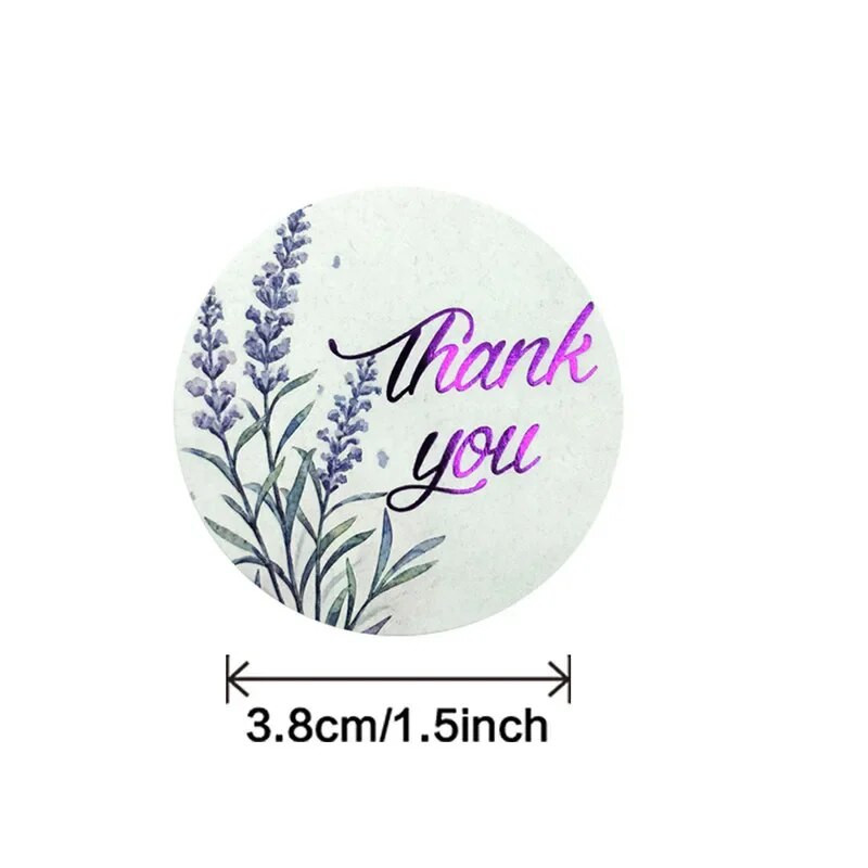 1,5-tolline lilleline tänukleebis Sinise kirjaga pulmapeo kingituse kaunistuskleebis Küpsetussildi ümbriku sulgemisliimi kleebis