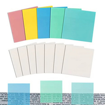 50 φύλλα Δημιουργικό διαφανές μπλοκ σημειώσεων PET Δημοσιεύτηκε Αυτοκόλλητες σημειώσεις Σχεδιασμός Αυτοκόλλητο Σημειωματάριο Σχολικά προμήθειες Μαθητές Γραφική ύλη