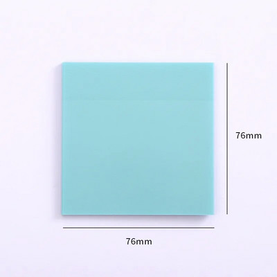 50 lehte Loominguline läbipaistev PET-memoleht Postitatud Märkmete plaanija kleebis Märkmik Koolitarbed õpilastele kirjatarbed