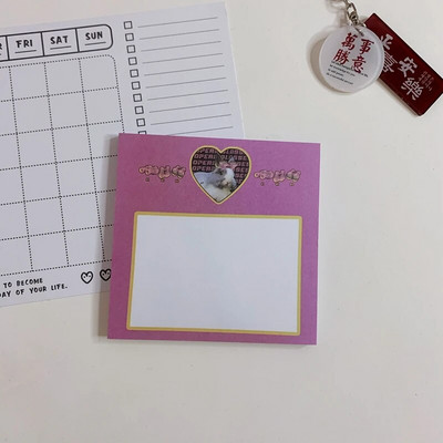 50 Sheets Ins Kuum Ameerika retrostiilis armas karu Mini Kaasaskantav Märkmik Päevik Harjutusraamat Papelaria kooli kontoritarbed