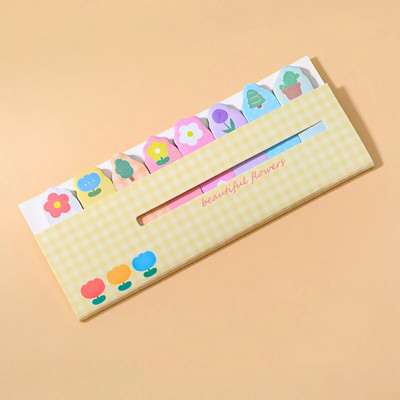 120 φύλλα Kawaii Stationery Cute Cartoon Animals Marker Σημειωματάριο Σημαίες Σημαίες Ευρετήριο Καρτέλα Αυτοκόλλητα αυτοκόλλητα ετικέτας