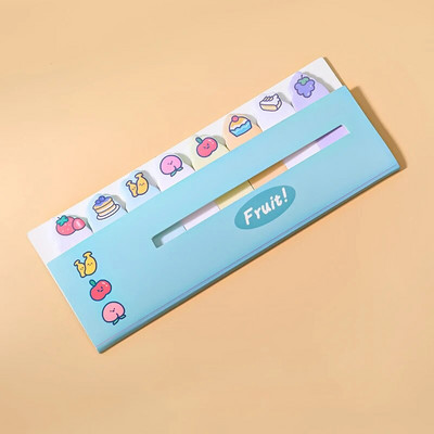 120 φύλλα Kawaii Stationery Cute Cartoon Animals Marker Σημειωματάριο Σημαίες Σημαίες Ευρετήριο Καρτέλα Αυτοκόλλητα αυτοκόλλητα ετικέτας