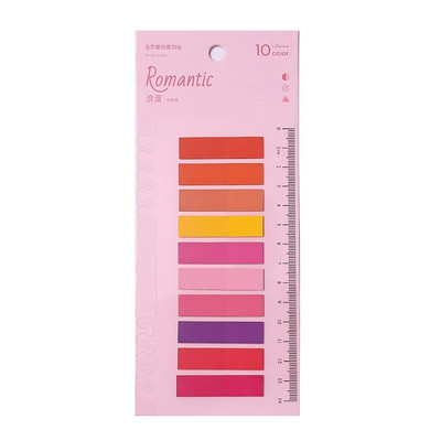 200 lehte Kleepuvad märkmed joonlauaga registrivahelehtede jaoks Lehekülje markerid Tegevusloendi planeerijad postitasid Kooli kontoritarbed