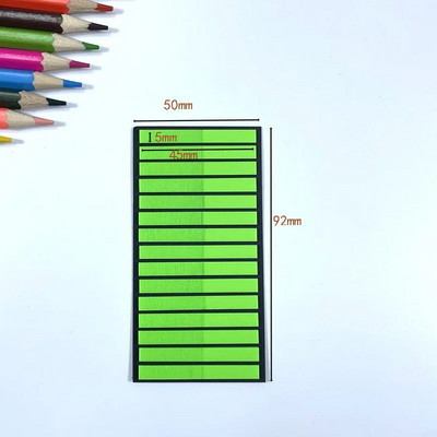 300 komada ljepljivih bilješki s indeksom boja Ultra-fine naljepnice s indeksnim naljepnicama PET marker za ljepljive bilješke umjesto prozirnih naljepnica