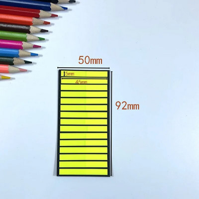 300 komada ljepljivih bilješki s indeksom boja Ultra-fine naljepnice s indeksnim naljepnicama PET marker za ljepljive bilješke umjesto prozirnih naljepnica