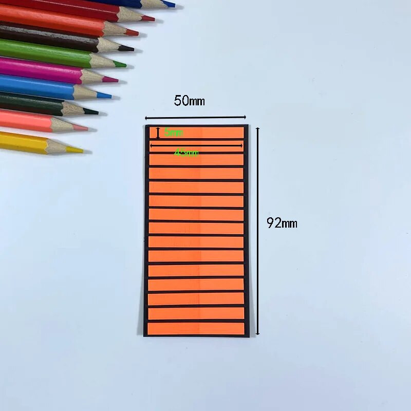 300 komada ljepljivih bilješki s indeksom boja Ultra-fine naljepnice s indeksnim naljepnicama PET marker za ljepljive bilješke umjesto prozirnih naljepnica