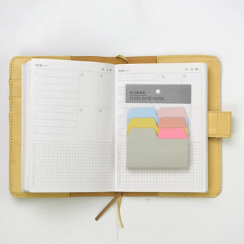 90 бр. Morandi Memo Pad Ledger Index Tab Sticky Note for Page Marker Planner Самозалепваща се бележка Офис Училищни канцеларски материали