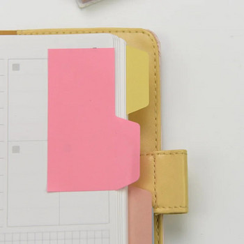 90 бр. Morandi Memo Pad Ledger Index Tab Sticky Note for Page Marker Planner Самозалепваща се бележка Офис Училищни канцеларски материали