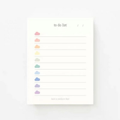 MINKYS 50 Sheets Kawaii Pink Strawberry Σημειωματάρια Σημειωματάρια Λίστα εκκρεμοτήτων Περιοδικό Paperlaria DIY Υλικό Σχολική γραφική ύλη