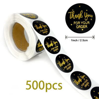 50/500 tk Ümmargune kullamispulbriga suletud kleebis Kingipood Pühadepeokaunistuste silt Väljalõigete raamatu kirjatarvete kleebis