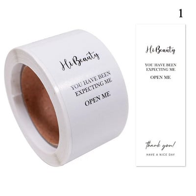 100 tk/rull Täname kleebise pitsat etiketid väikeettevõtete kingituste dekoratiivkleebiste pakk Kleebise pitseerimispakett on hea meel teid näha