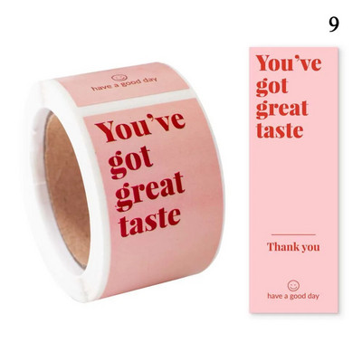 100 tk/rull Täname kleebise pitsat etiketid väikeettevõtete kingituste dekoratiivkleebiste pakk Kleebise pitseerimispakett on hea meel teid näha