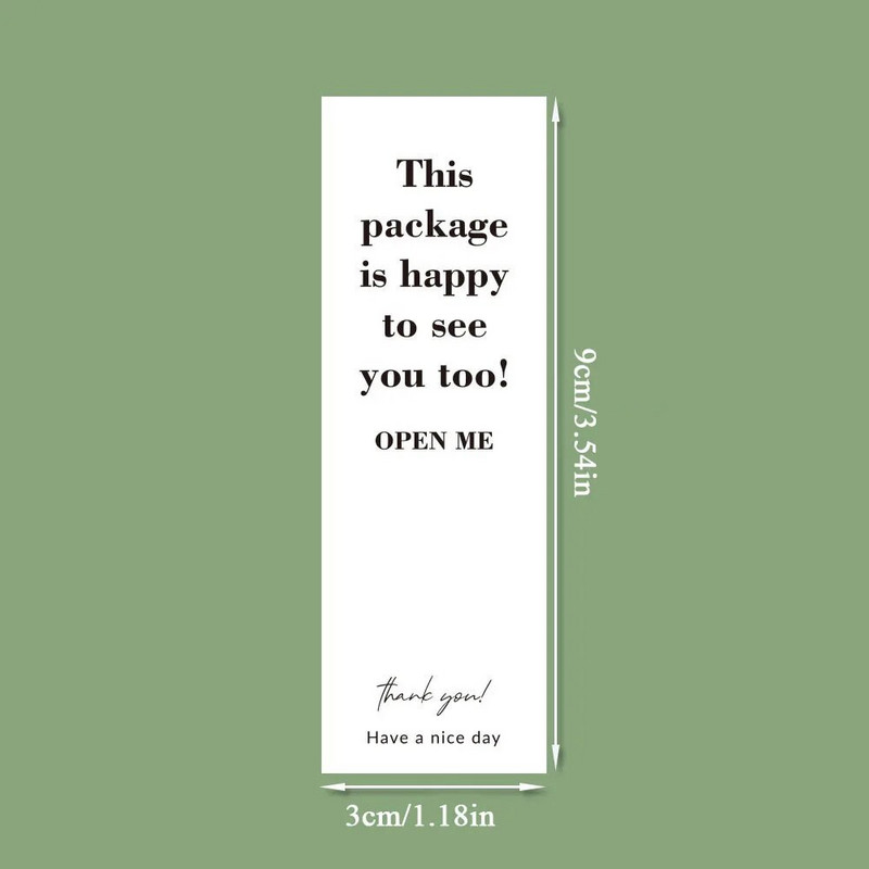 100 tk/rull Täname kleebise pitsat etiketid väikeettevõtete kingituste dekoratiivkleebiste pakk Kleebise pitseerimispakett on hea meel teid näha