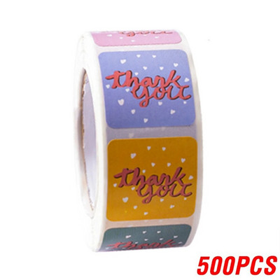 100-500 tk Täname kleebis ümmargune väljalõigete albumi ümbriku pitser Väljalõigete albumi kleebiste festival Sünnipäevapeo kingituste kaunistuste sildid