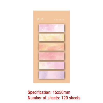 120 listova Posted It Samoljepljive ljepljive bilješke Simpatičan Index Memo Pad Oznaka Bilješke Knjige Označivač stranica Pribor za pisanje