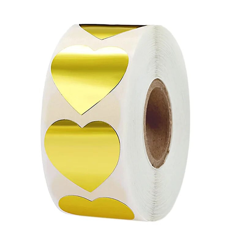 100-500 τεμ. Χρυσό κενό 1 ιντσών Ευχαριστώ Αυτοκόλλητα Στρογγυλά αυτοκόλλητα για συσκευασία δώρου Χειροποίητη ετικέτα σφράγισης Χαρτικά