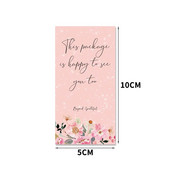 10-50 tk. Tänukleebised "Sellel pakendil on ka hea meel teid näha" Plommid Sildid Kleebised Kingituspakendid Väikeettevõtte sisekujundus