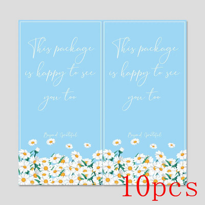 10-50 tk. Tänukleebised "Sellel pakendil on ka hea meel teid näha" Plommid Sildid Kleebised Kingituspakendid Väikeettevõtte sisekujundus