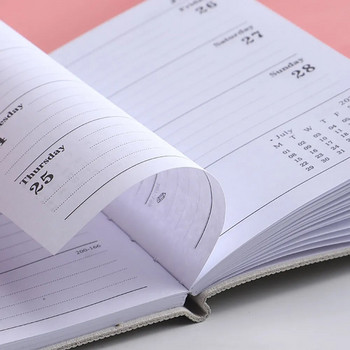 2024 Α7 Mini Pocket Notebook 365 Days Notepad Ημερολόγιο Σημειωματάριο Ημέρα Εβδομάδα Μήνας Σχεδιασμός Γραφείου Σχολική Γραφική ύλη