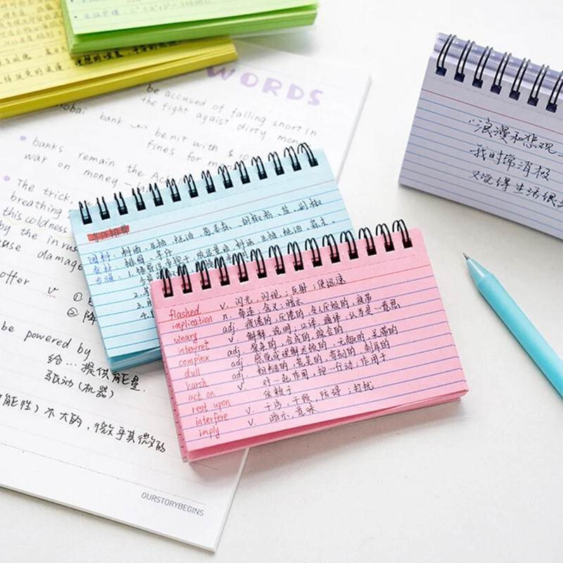 Horizontalios linijos sąsiuvinis, nuplėšiamas ritinys, Cuaderno žurnalo užrašų knygelė Biuro reikmenų dienoraštis Libretas raštinės reikmenys sąsiuviniai