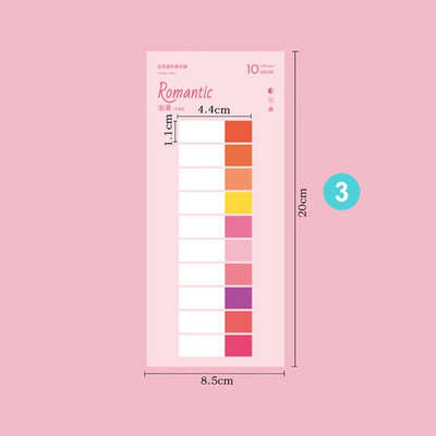 200 φύλλα Πολύχρωμες αυτοκόλλητες σημειώσεις Ευρετήριο Αυτοκόλλητα Προγραμματισμός Υπενθύμιση Υπόμνημα Υπόμνημα Σελιδοδείκτες Σημειωματάρια Σχολικό Γραφείο Χαρτικά