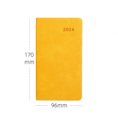 2024. aasta sülearvuti A6 päevakava inglise keeles Kuuplaneerija märkmeraamatud Caderno Escolari märkmik Armas kooligraafik Libreta Planificador