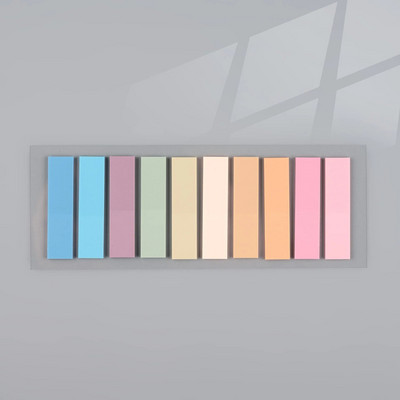 Kaasaskantavad värvilised kleebised läbipaistvad luminofoorlampide indekskaardid Lipud Kleepmärkmed Kirjatarbed Lastele Kingitused Koolikontoritarbed