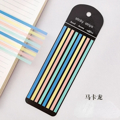 Kaasaskantavad värvilised kleebised läbipaistvad luminofoorlampide indekskaardid Lipud Kleepmärkmed Kirjatarbed Lastele Kingitused Koolikontoritarbed