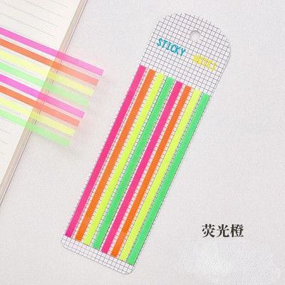 Kaasaskantavad värvilised kleebised läbipaistvad luminofoorlampide indekskaardid Lipud Kleepmärkmed Kirjatarbed Lastele Kingitused Koolikontoritarbed