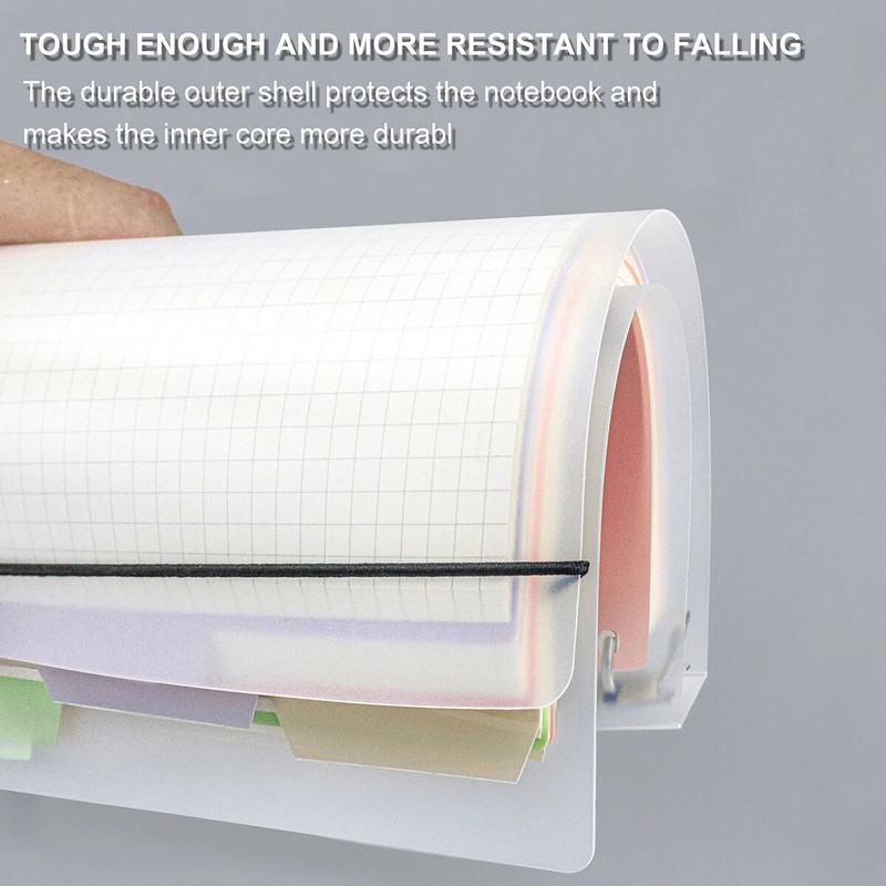 A4/B5/A5 lahtiste lehtedega täiteköitja sülearvuti tühi/joon/ruudustik/Cornelli vahetatav metallrõngas Kontori- ja koolitarbed Kirjatarbed