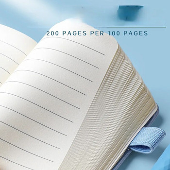 Мини A7 Джобен бележник Ръчно изработен кожен 100 листа Бележник Преносим дневник за пътуване График Kawaii Училищни офис консумативи