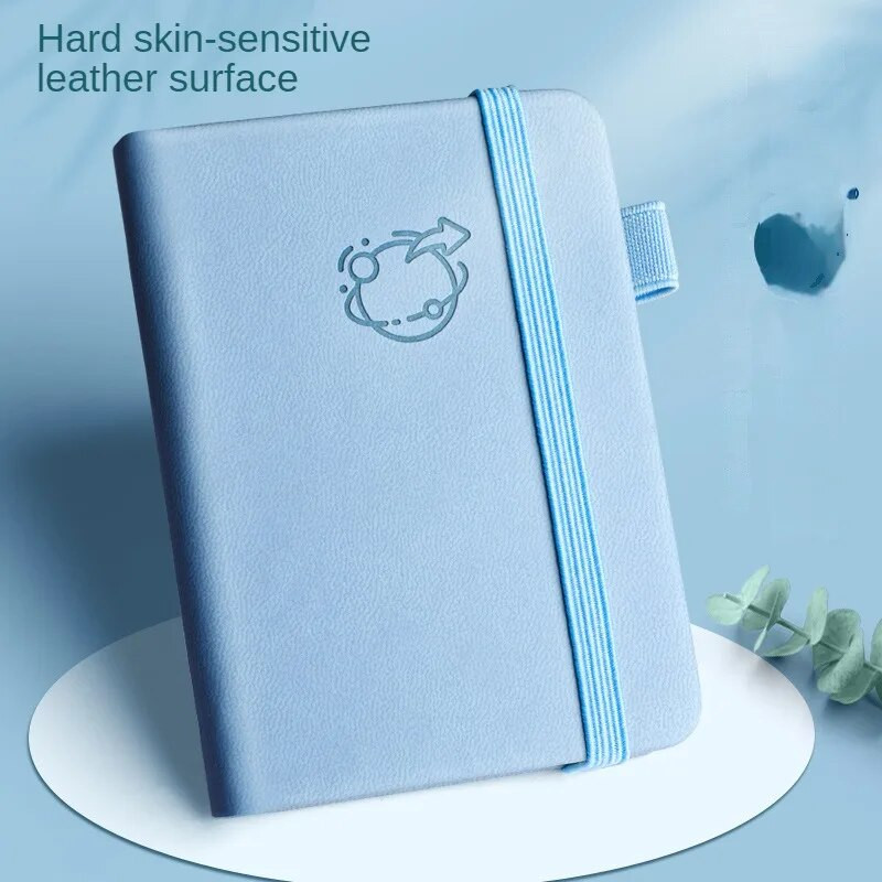 Mini A7 taskumärkmik Käsitsi valmistatud nahast 100 lehte märkmik, kaasaskantav reisipäeviku planeerija Kawaii kooli kontoritarbed