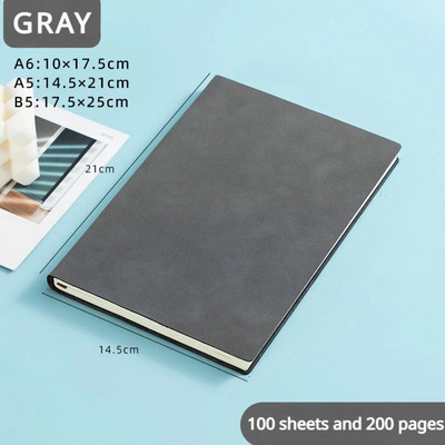 Märkmikud A6 200P jooneline/tühi leht Päevik Ajakiri Märkmik Kirjatarbed kontoritarvete jaoks koolitarvete jaoks Bullet Sketch Agenda 2024